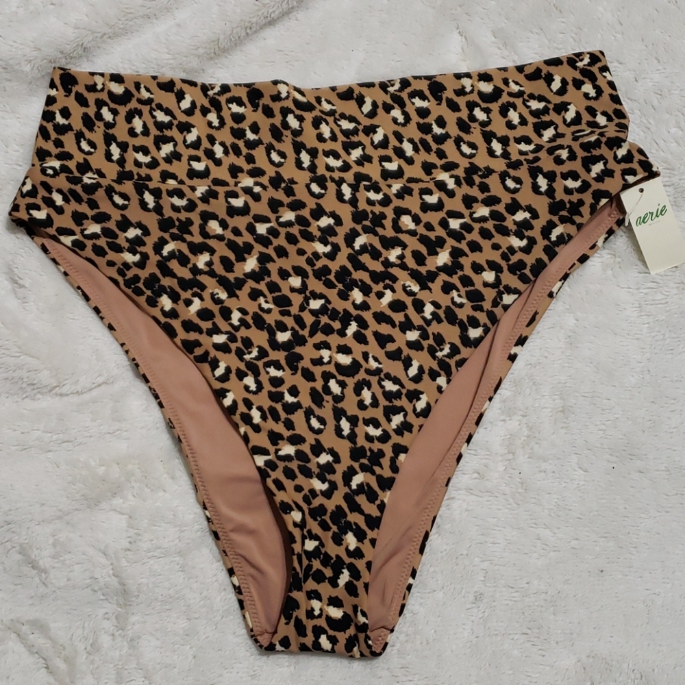 NWT High Waisted Hi Cut Cheeky Bikini Bottoms